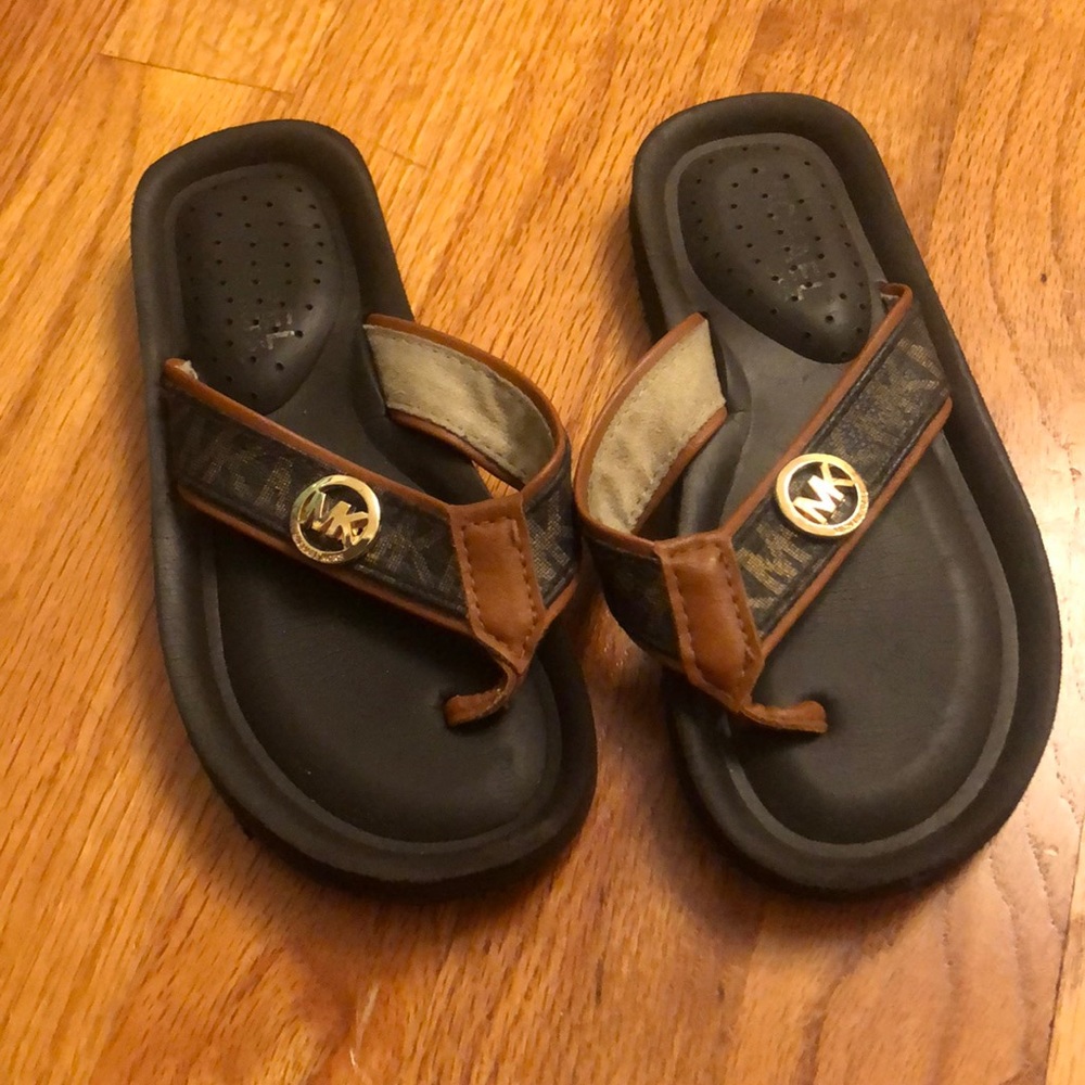 MK child flip flops
